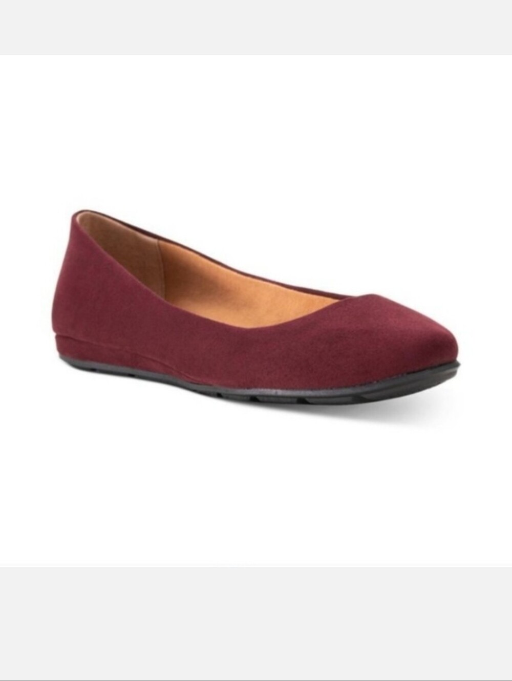American Rag Ellie Ballet Flats Plum New In Box